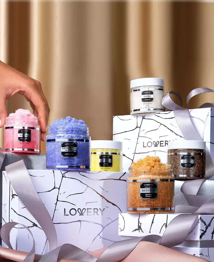 商品Lovery|Body Scrub Exfoliating Body Care Gift Set, 6 Piece,价格¥371,第3张图片详细描述
