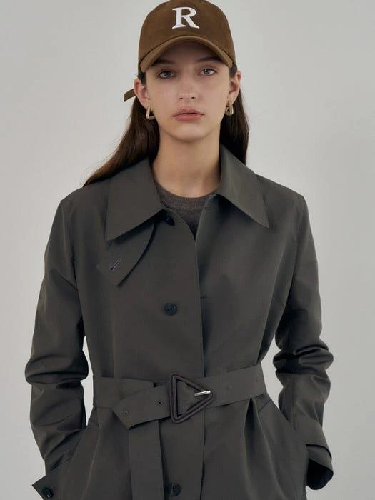 商品RENEJ|Single Middle Trench Coat,价格¥1586,第2张图片详细描述