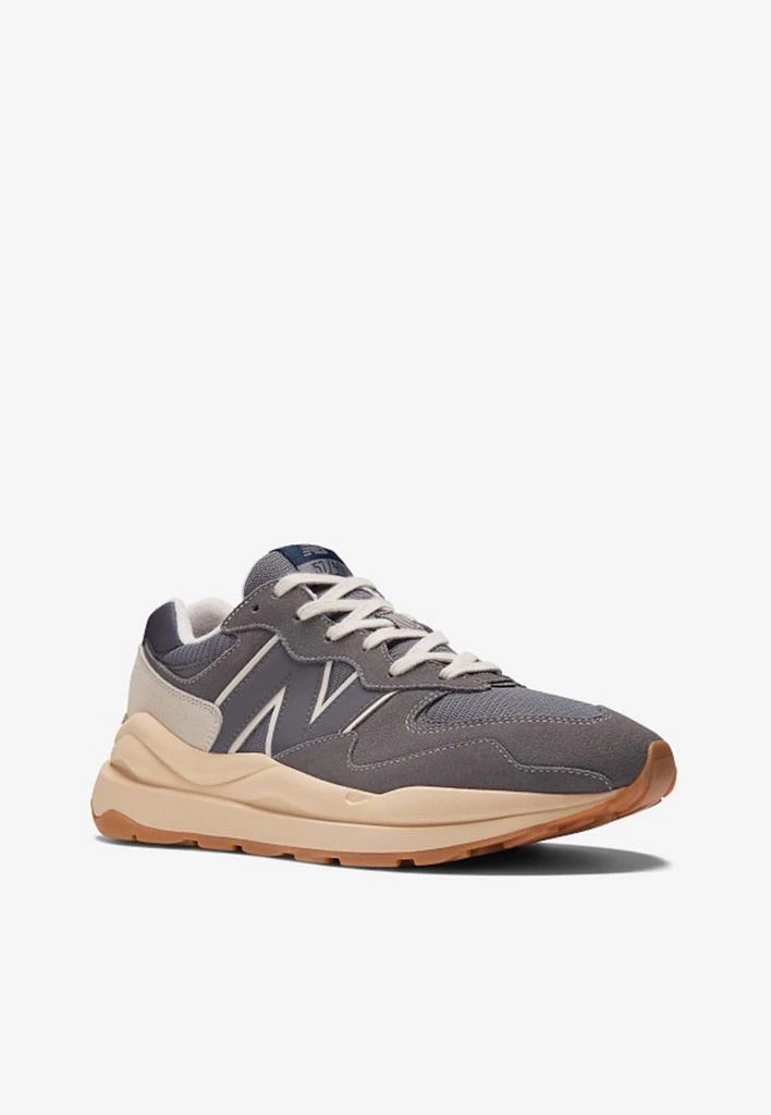 商品New Balance|57/40 Low-Top Sneakers in Castlerock with Eclipse and Sea Salt,价格¥1214,第2张图片详细描述