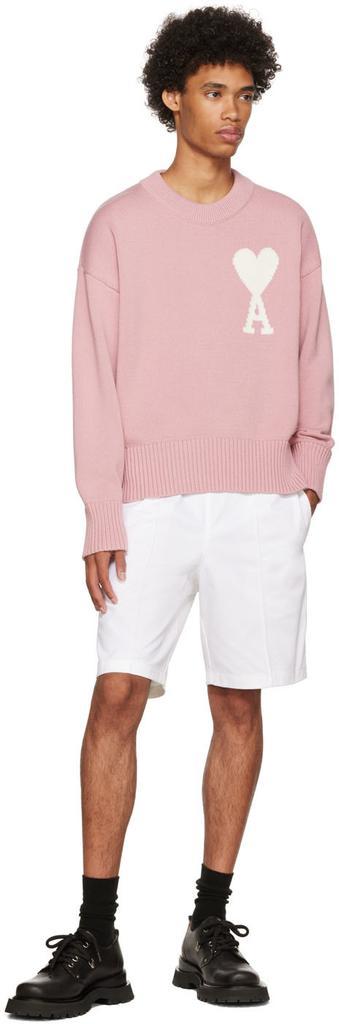 商品AMI|Pink Ami De Cœur Sweater,价格¥2746,第6张图片详细描述