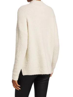 商品Saks Fifth Avenue|COLLECTION Boucle Boxy Funnel-Neck Sweater,价格¥366,第4张图片详细描述