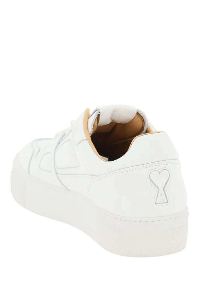 商品AMI|Ami paris ami de coeur leather low-top sneakers,价格¥1645,第3张图片详细描述