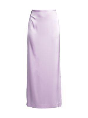 商品St. John|Satin Maxi Skirt,价格¥2313,第5张图片详细描述