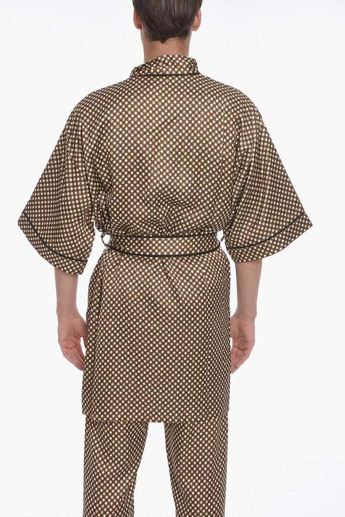 商品AMIRI|Amiri Viscose-satin POKER CHIP Robe Coat with Belt,价格¥3697,第2张图片详细描述