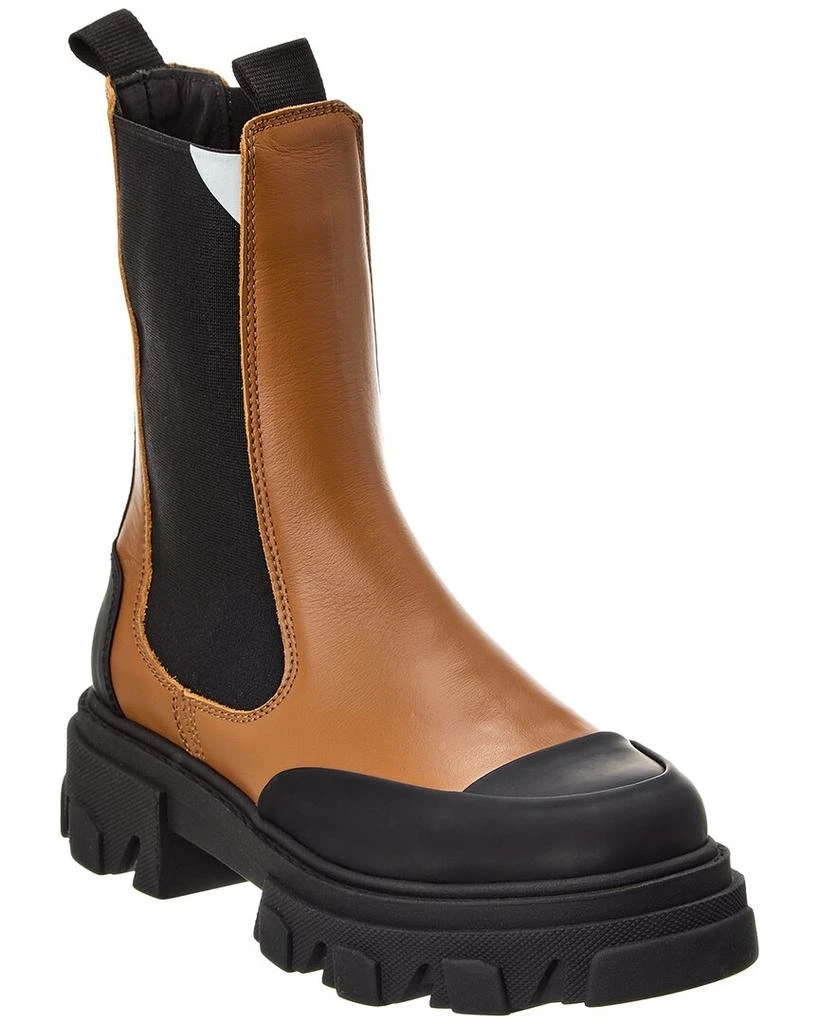 商品Ganni|GANNI Mid Leather Chelsea Boot,价格¥1651,第1张图片