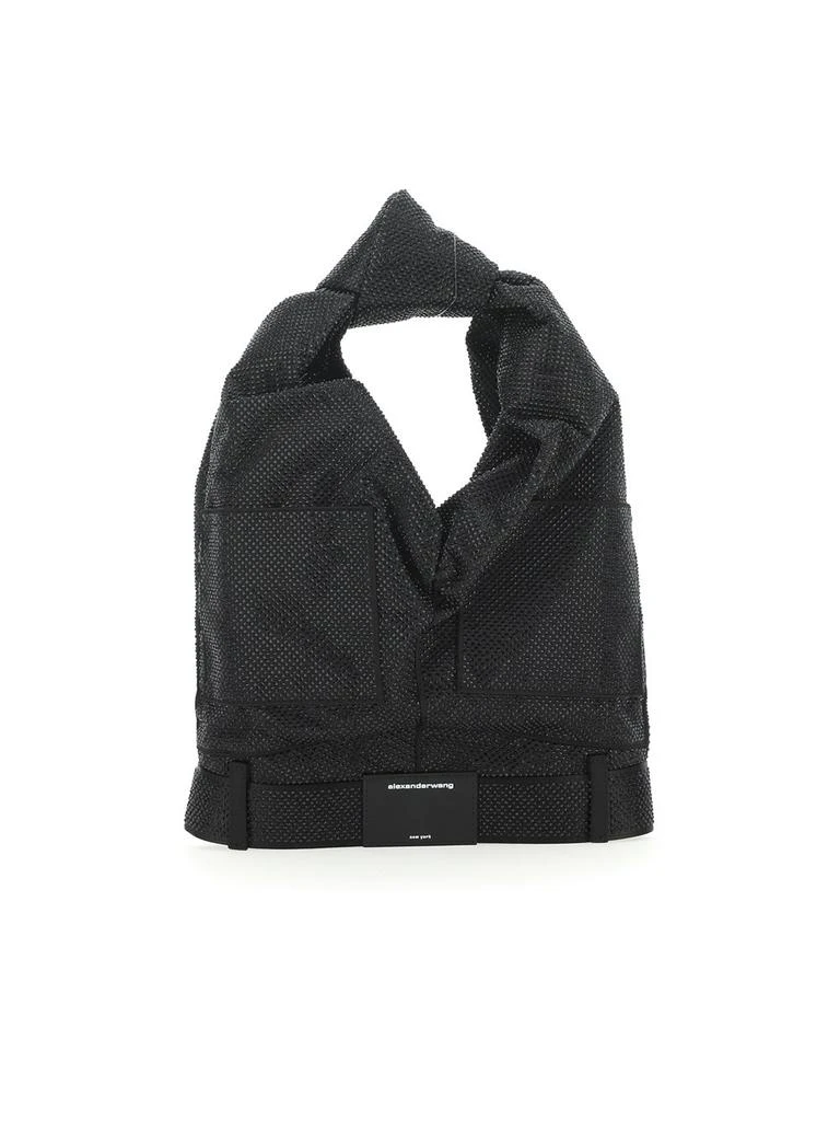 商品Alexander Wang|Alexander Wang Logo Patch Button Detailed Tote Bag,价格¥4252,第2张图片详细描述