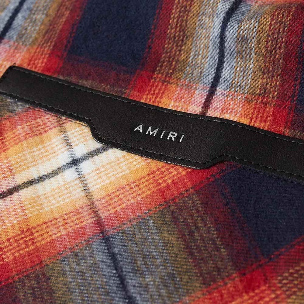 商品AMIRI|AMIRI Logo Flannel Shirt,价格¥3561,第2张图片详细描述