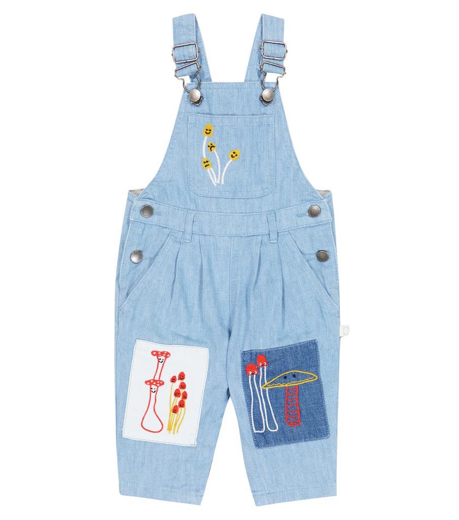 商品Stella McCartney|婴儿刺绣牛仔连身衣,价格¥966,第1张图片