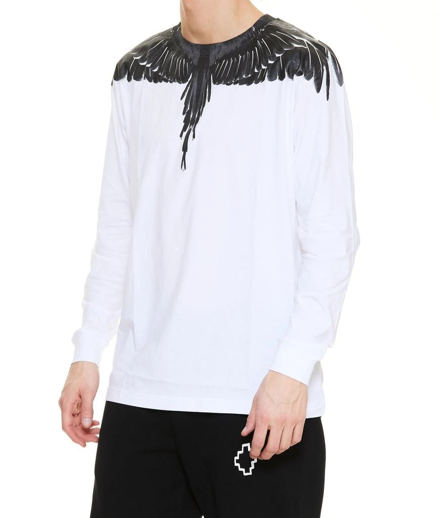 商品Marcelo Burlon|Marcelo Burlon County Of Milan Long Wings Printed T-Shirt,价格¥1426,第5张图片详细描述