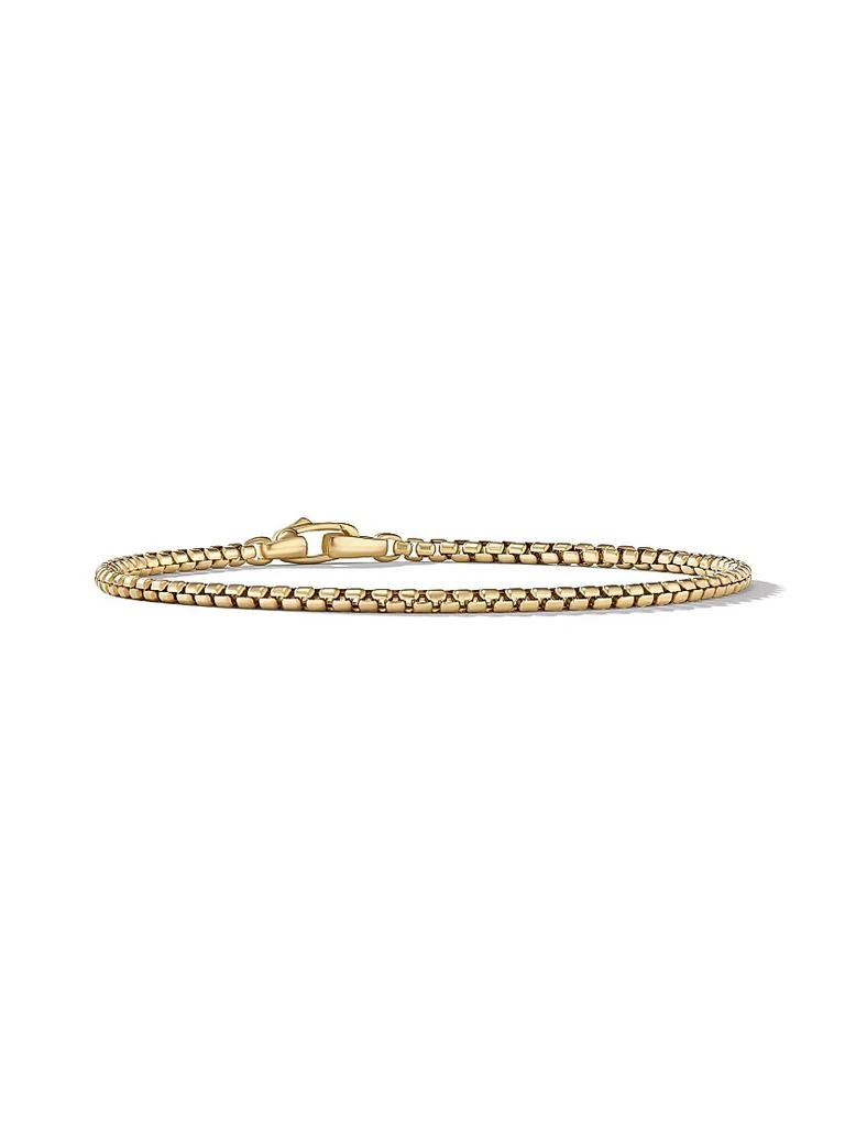 商品David Yurman|Box Chain Bracelet in 18K Yellow Gold, 2.7MM,价格¥10353,第1张图片