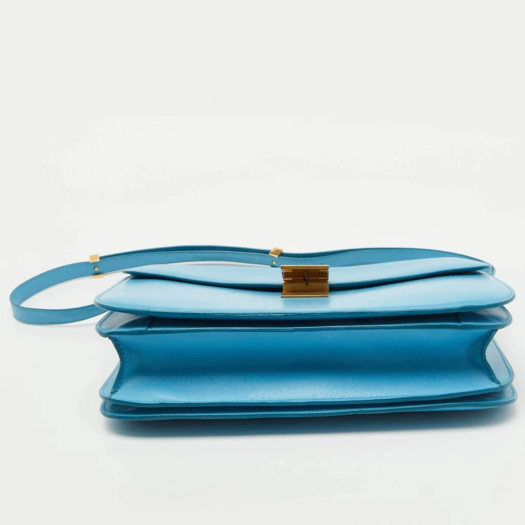 Celine Blue Leather Large Classic Box Shoulder Bag 商品