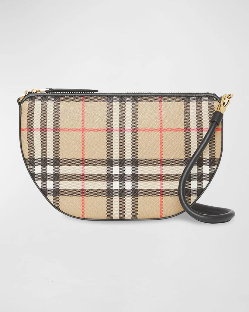 商品Burberry|Olympia Vintage Check Pouch Shoulder Bag,价格¥3757,第1张图片