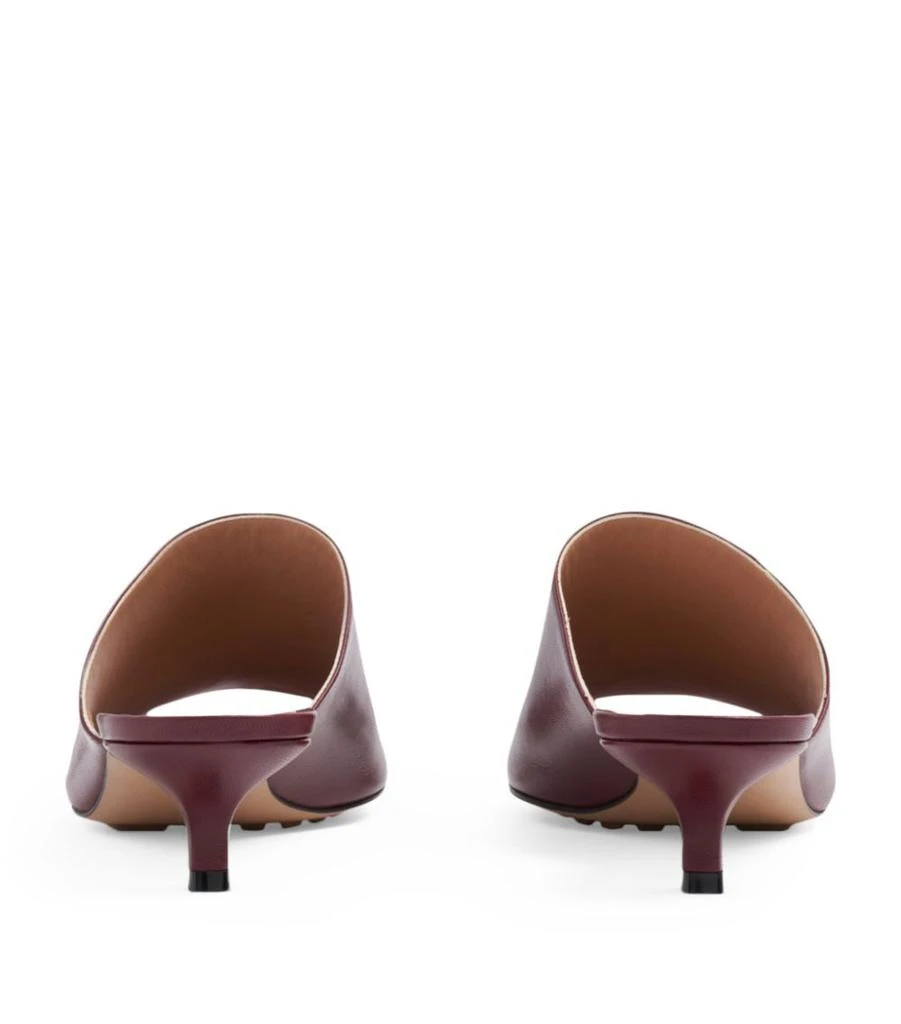 商品Bottega Veneta|Leather Stretch Mules,价格¥7071,第3张图片详细描述