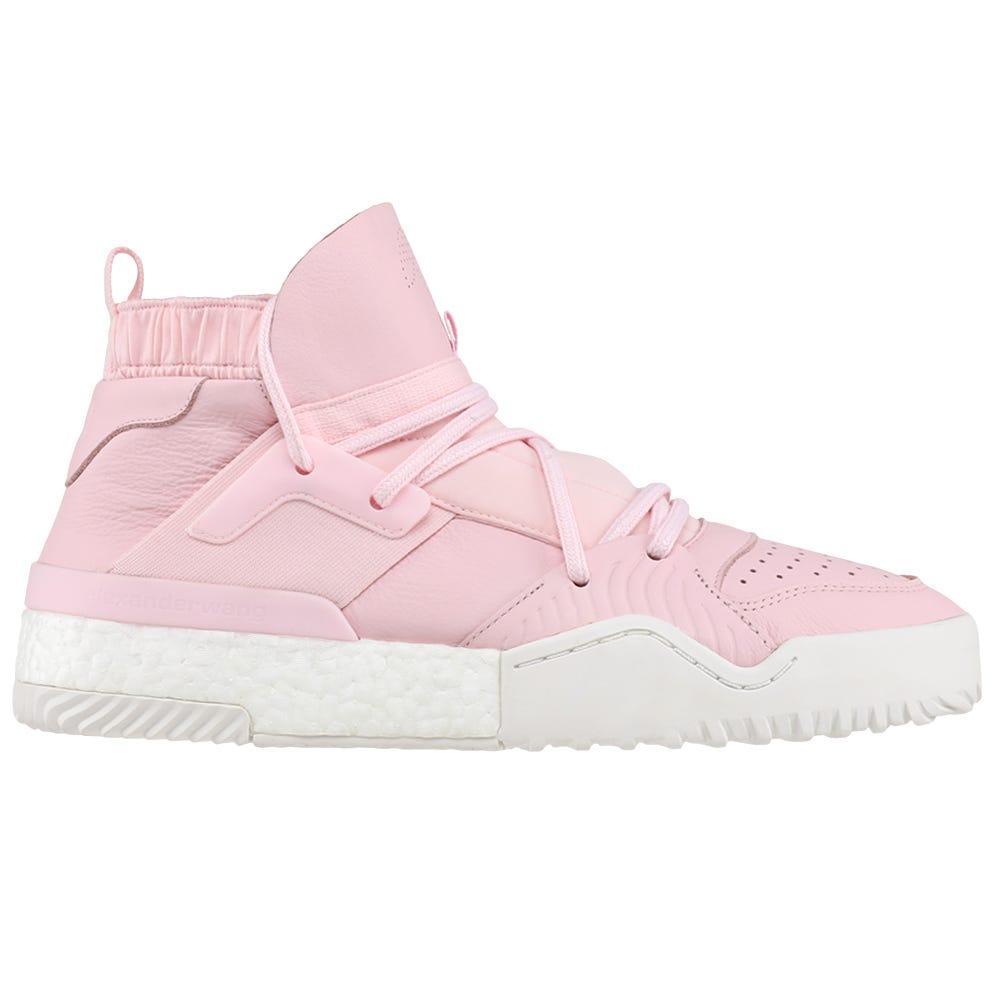 商品Adidas|男款 Alexander Wang联名 B-Ball 休闲鞋 白粉色,价格¥556,第1张图片