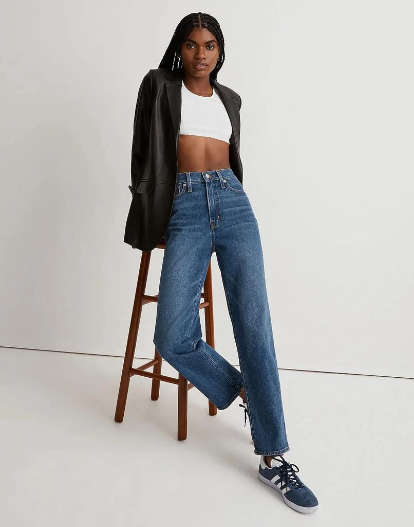 商品Madewell|The Perfect Vintage Straight Jean in Mayfield Wash,价格¥436,第1张图片