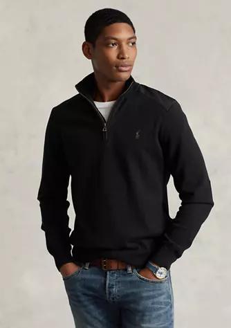 商品Ralph Lauren|Hybrid Quarter Zip Sweater,价格¥1236,第1张图片