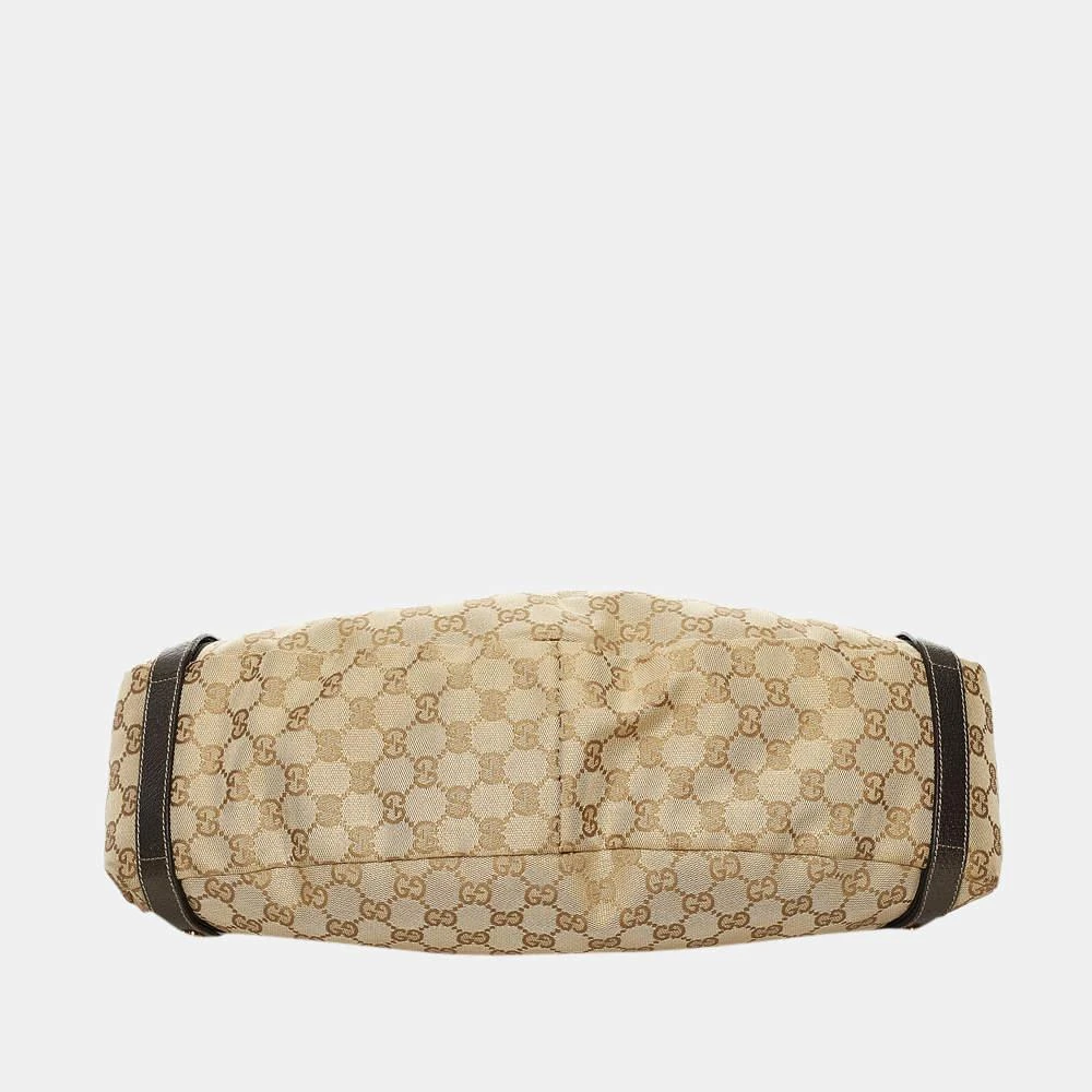 商品[二手商品] Gucci|Gucci Beige/Brown/Gold GG Canvas Pelham Shoulder Bag,价格¥4506,第4张图片详细描述