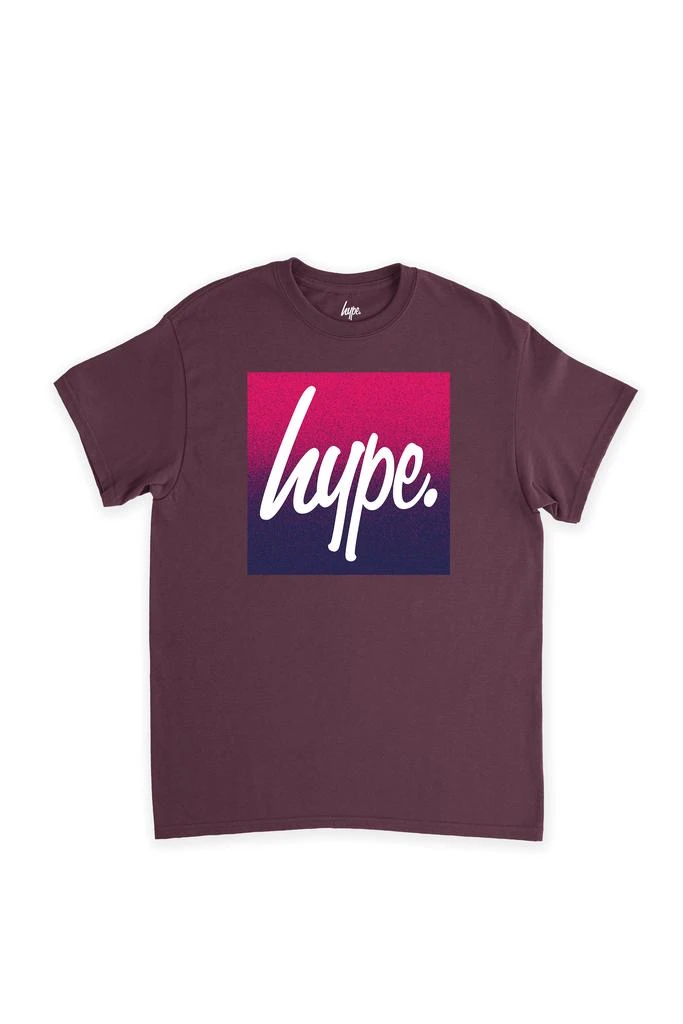 商品HYPE KIDS|HYPE KIDS RED NAVY SPECKLE FADE SQUARE SCRIPT T-SHIRT,价格¥186,第2张图片详细描述