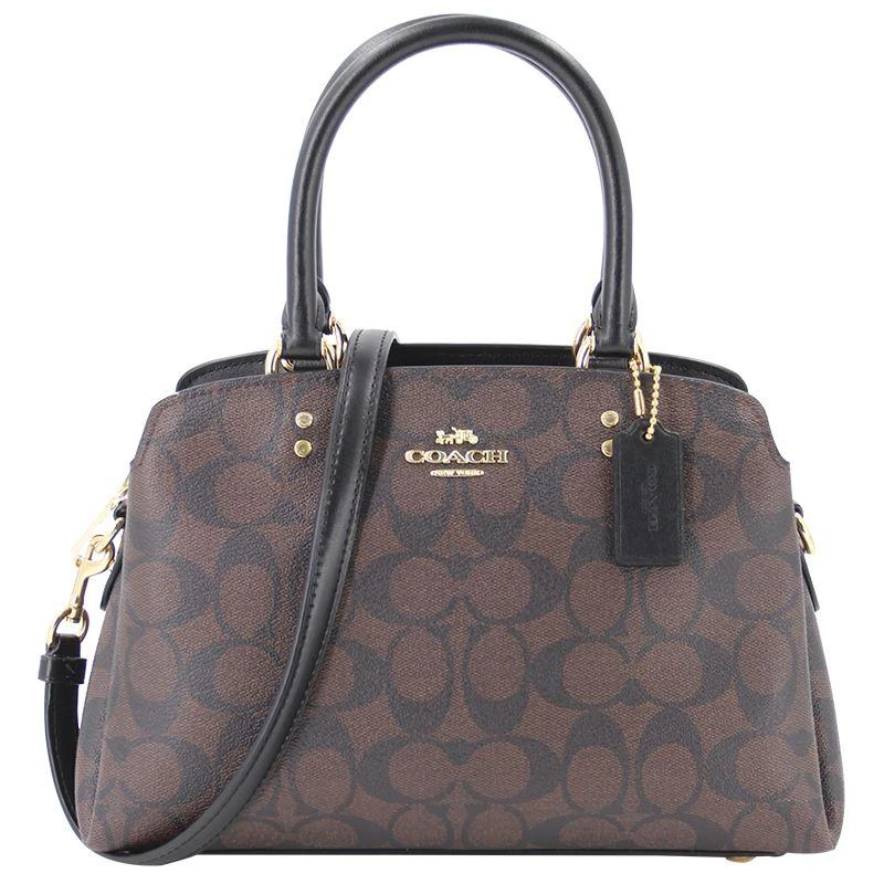 商品Coach|香港直邮coach蔻驰女士奥莱款PVC配皮单肩包91494IMRVQ优雅气质,价格¥2533,第1张图片