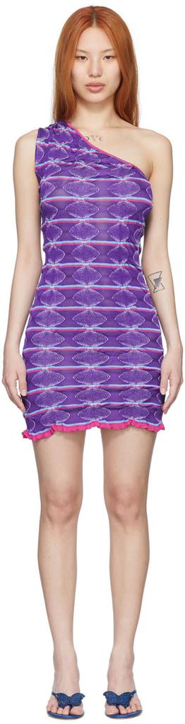 Gimaguas | SSENSE Exclusive Purple Mini Dress 364.77元 商品图片