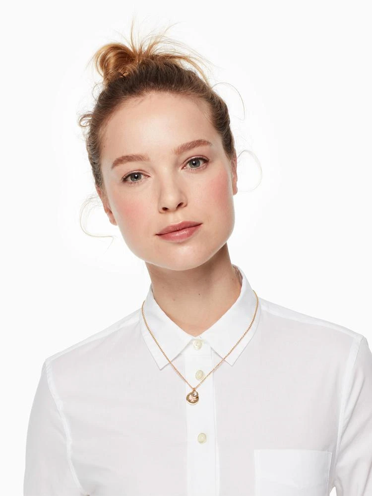 商品Kate Spade|spot the spade charm pendant,价格¥142,第2张图片详细描述