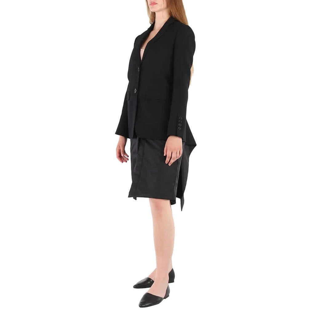 商品Burberry|Ladies Black Wadded Detachable-Warmer Wool Tailored Jacket,价格¥4430,第3张图片详细描述