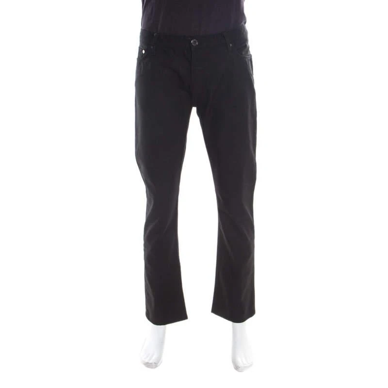商品[二手商品] Burberry|Burberry London Black Regular Fit Steadman Jeans XL,价格¥1978,第1张图片