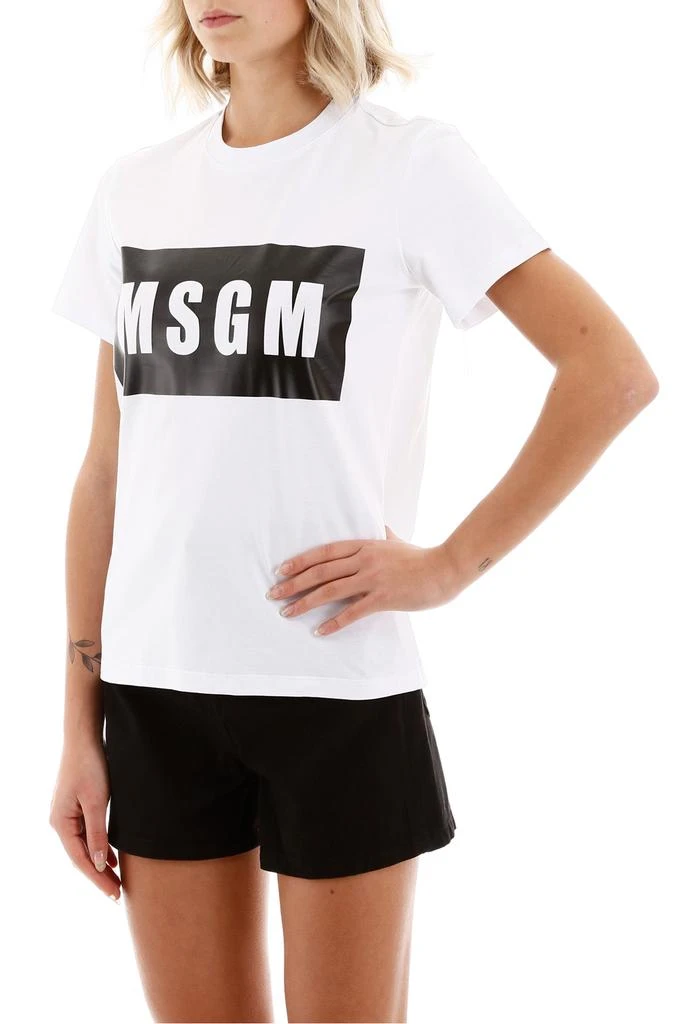 商品MSGM|Msgm Box Logo T Shirt,价格¥433,第4张图片详细描述