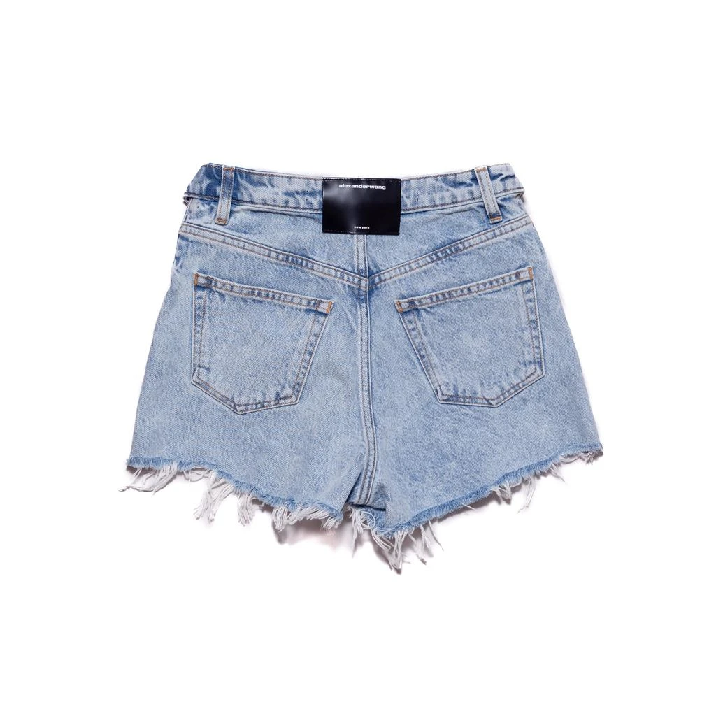 商品Alexander Wang|Alexander Wang Bite Boxer-Panel Denim Shorts Blue,价格¥1965,第2张图片详细描述