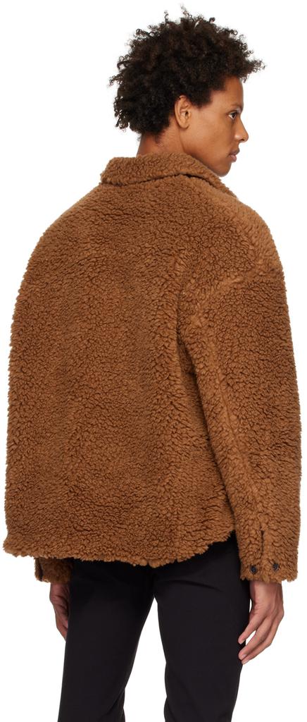 棕色 Teddy 夹克商品第3张图片规格展示
