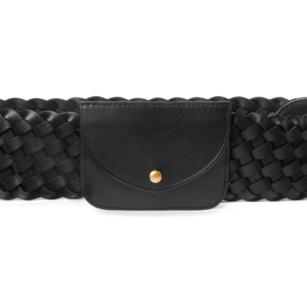 商品Ralph Lauren|Wide Woven Leather Belt,价格¥710,第4张图片详细描述