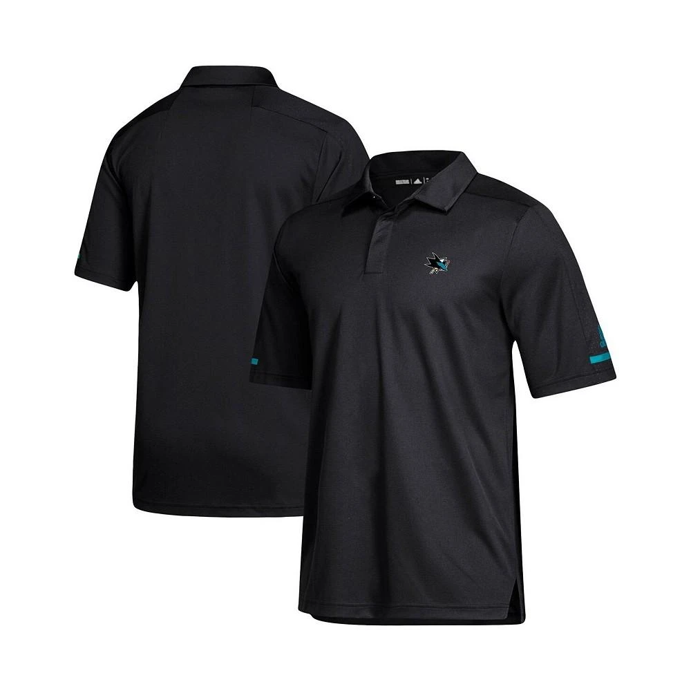 商品Adidas|Men's Gray San Jose Sharks Game Day climalite Polo Shirt,价格¥598,第1张图片