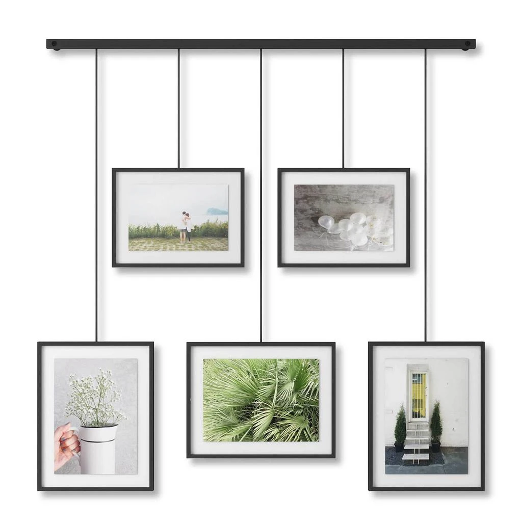 商品Umbra|Umbra Exhibit 5 Photo Display - Black,价格¥377,第1张图片