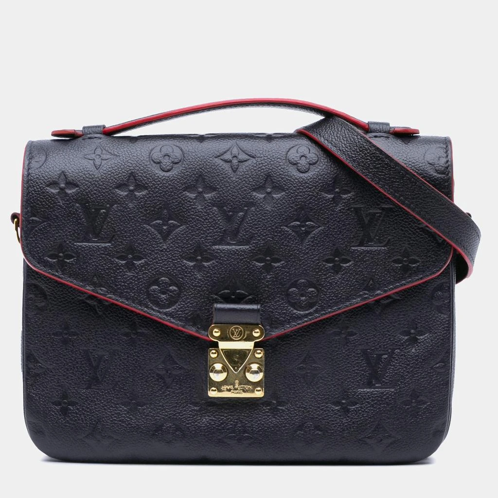 商品[二手商品] Louis Vuitton|Louis Vuitton Navy Blue Monogram Empreinte Pochette Metis,价格¥19565,第1张图片