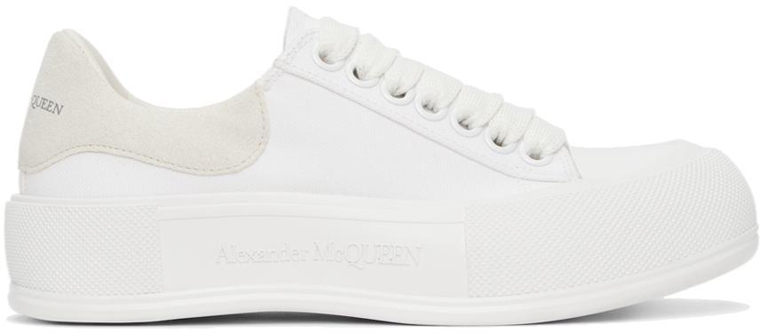 商品Alexander McQueen|Deck Lace Plimsoll Sneakers,价格¥3612,第1张图片