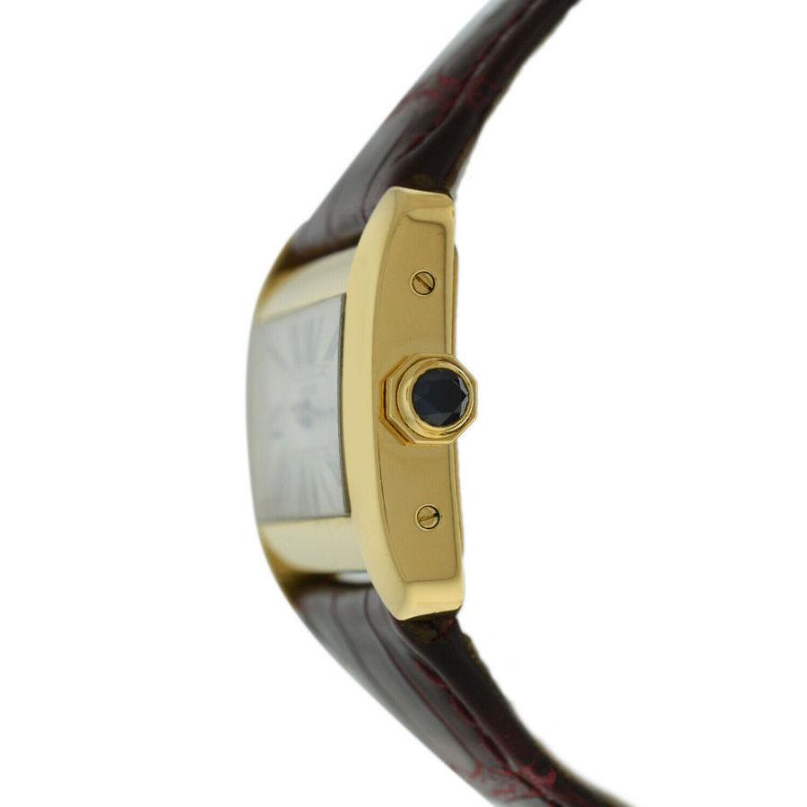 Pre-owned Cartier Tank Divan Quartz White Dial Ladies Watch 2601商品第2张图片规格展示
