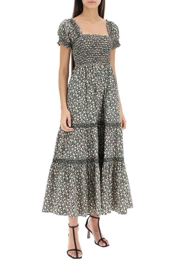 商品Tory Burch|TIERED MIDI DRESS WITH SMOCKED BODICE,价格¥3630,第4张图片详细描述