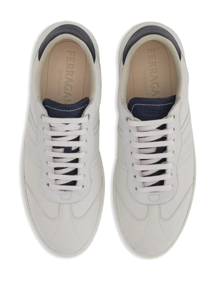 商品Salvatore Ferragamo|FERRAGAMO - Leather Sneakers,价格¥3403,第2张图片详细描述