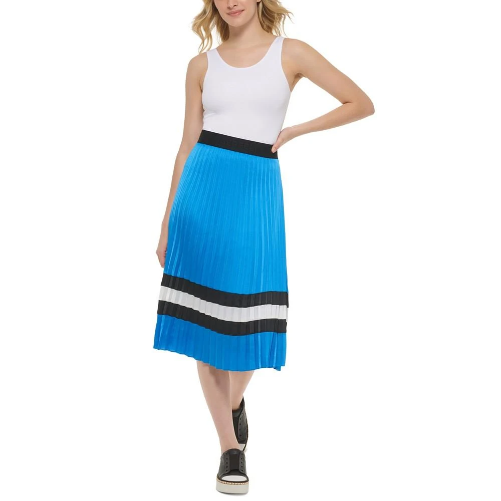 商品Karl Lagerfeld Paris|Women's Pleated Midi Skirt,价格¥493,第4张图片详细描述