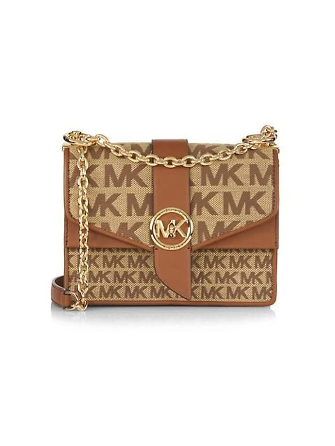 商品Michael Kors|Greenwich Monogram Jacquard Crossbody Bag,价格¥1122,第1张图片
