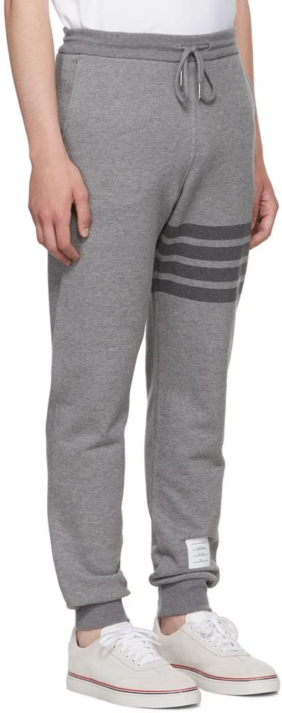 商品Thom Browne|Gray 4-Bar Lounge Pants,价格¥7275,第2张图片详细描述