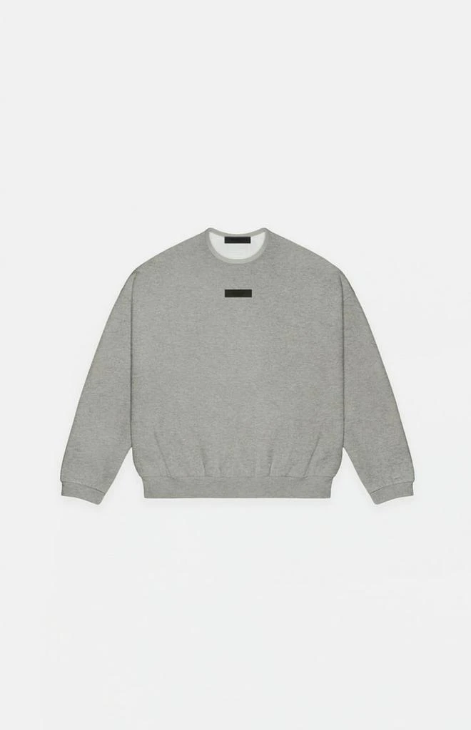 Essentials Dark Heather Oatmeal Crew Neck Sweatshirt 商品