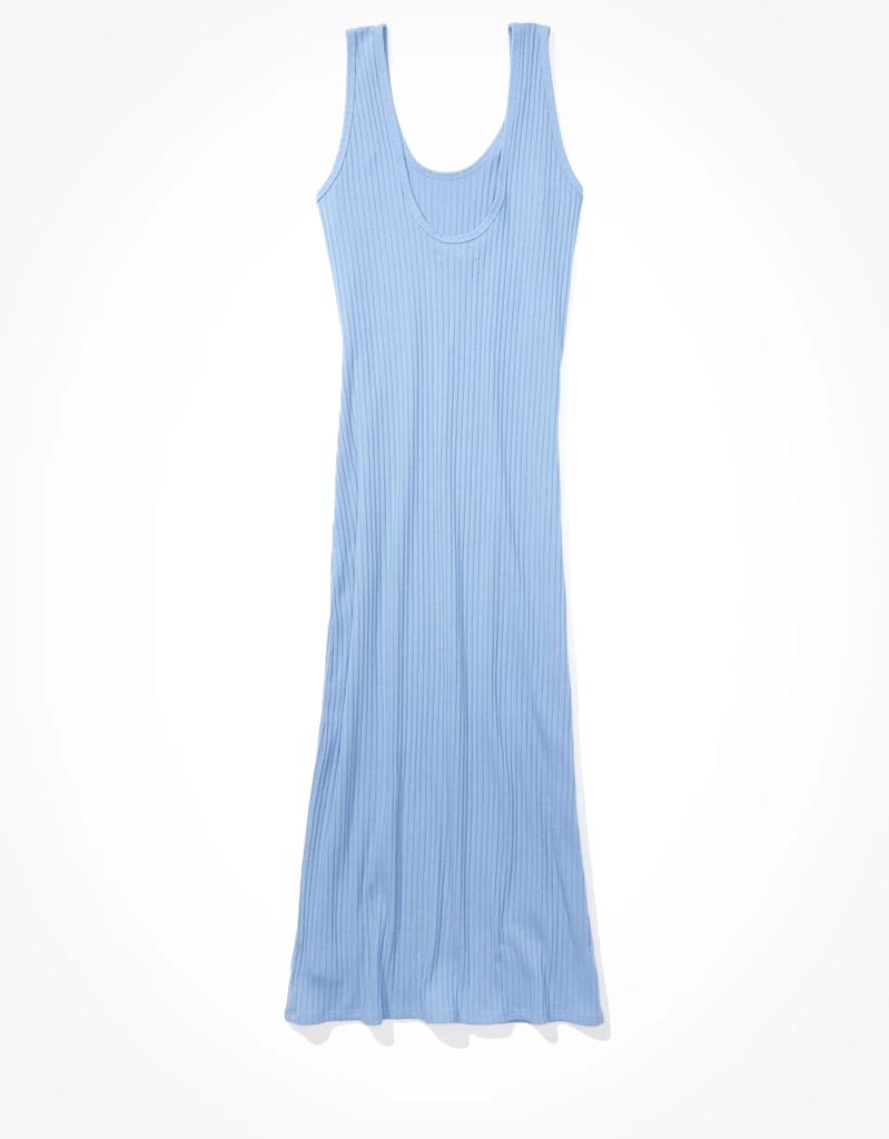 AE Ribbed Knit Midi Dress商品第1张图片规格展示