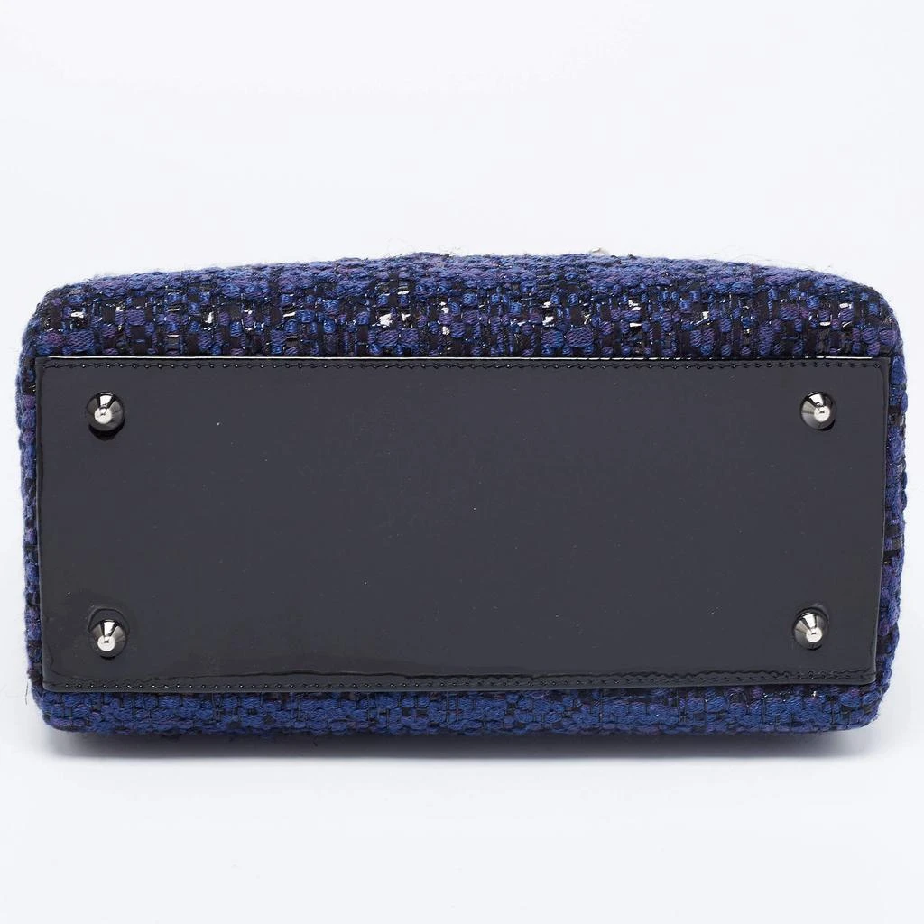 Dior Blue Tweed and Leather Medium Lady Dior Tote 商品