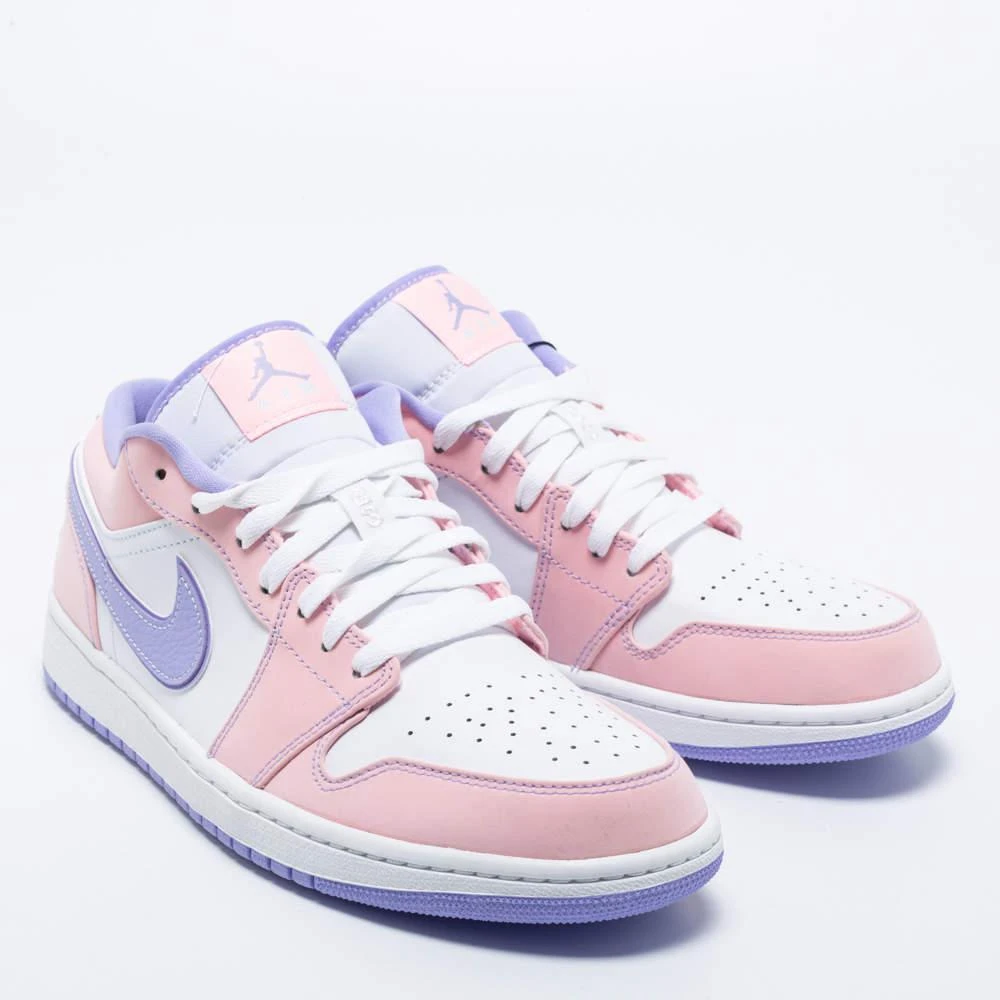商品Jordan|Air Jordans Multicolor Leather Jordan 1 Low Sneakers Size 44,价格¥2328,第4张图片详细描述