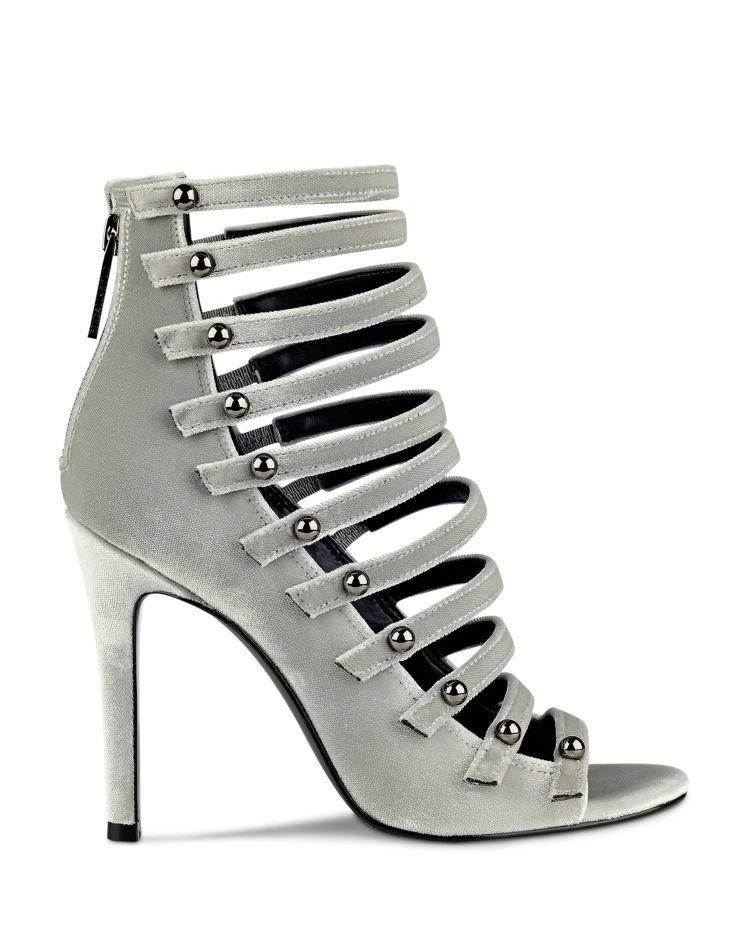 商品KENDALL and KYLIE|Women's Gia Caged Velvet High Heel Sandals,价格¥726,第2张图片详细描述