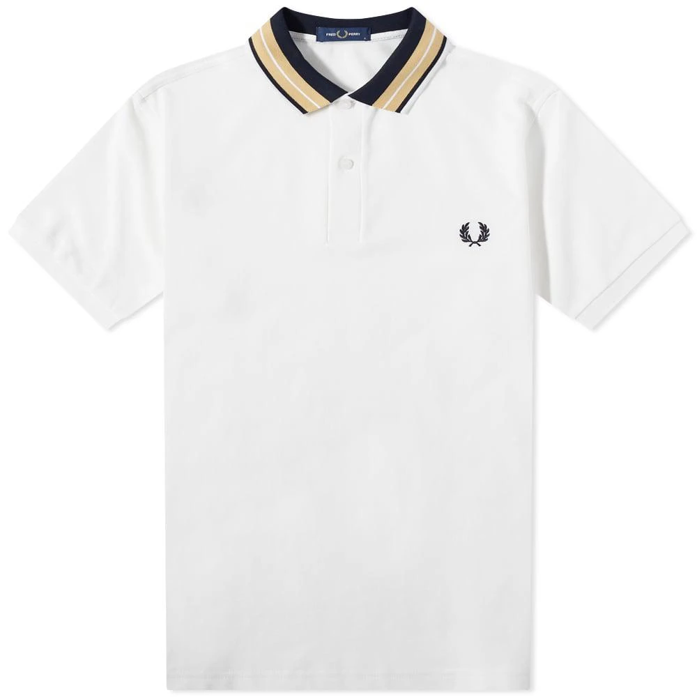 商品Fred Perry|Fred Perry Tramline Tipped Polo Shirt,价格¥445,第1张图片