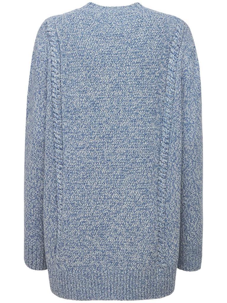 商品Burberry|Mabel Logo Wool & Cotton Knit Sweater,价格¥9253,第7张图片详细描述