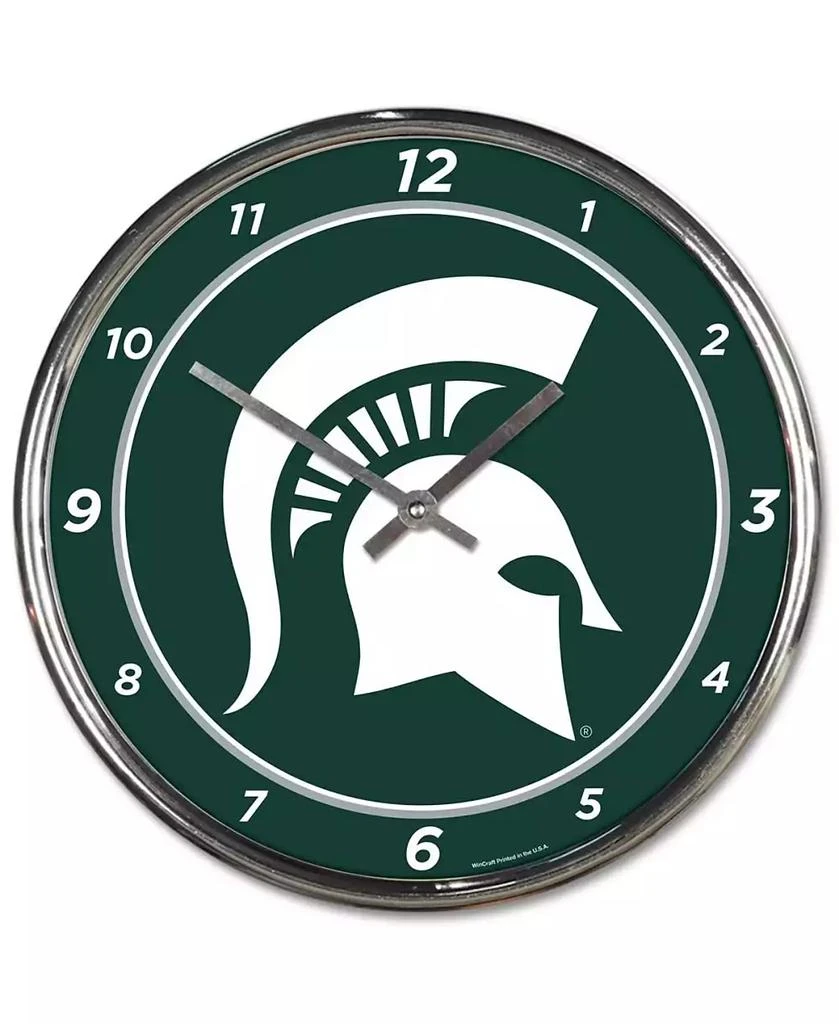 商品Wincraft|Michigan State Spartans Chrome Wall Clock,价格¥261,第1张图片