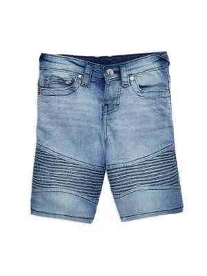 商品True Religion|Little Boy's 2-Piece Logo Tee & Denim Shorts Set,价格¥119,第3张图片详细描述